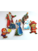 Комплект игрушек на елку:Снеговик, Гномик и др.(Зарубин)