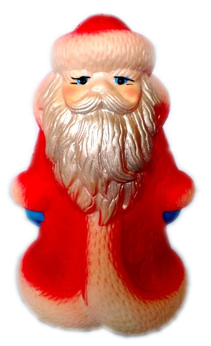 Резиновая игрушка: Дед Мороз малый