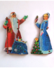 Комплект игрушек на елку:Дед мороз и Снегурочка(Зарубин)