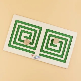 Межполушарная доска «Квадрат», зеленая