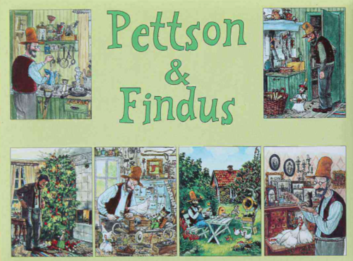 Кубики: Петсон и Финдус (зеленый набор)