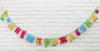 Гирлянда-буквы «С днем рождения», лучший подарок